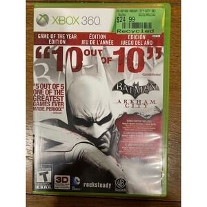 Batman Arkham City Xbox 360 Game of the Year Edition